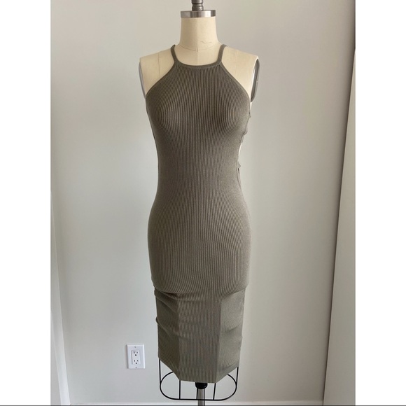Sirens - Olive Green Midi - Picture 4 of 6